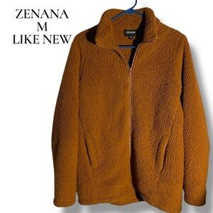 Zenana Outfitters Brown Teddy Jacket